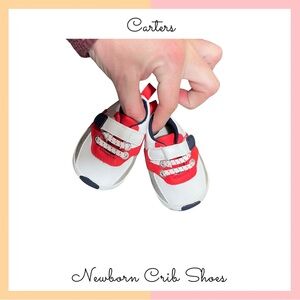 Carter's Red and White Baby Walker Shoes